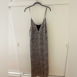 AMUSE SOCIETY Leopard Slip Dress .Perfect Condition. Never Worn. Size Medium